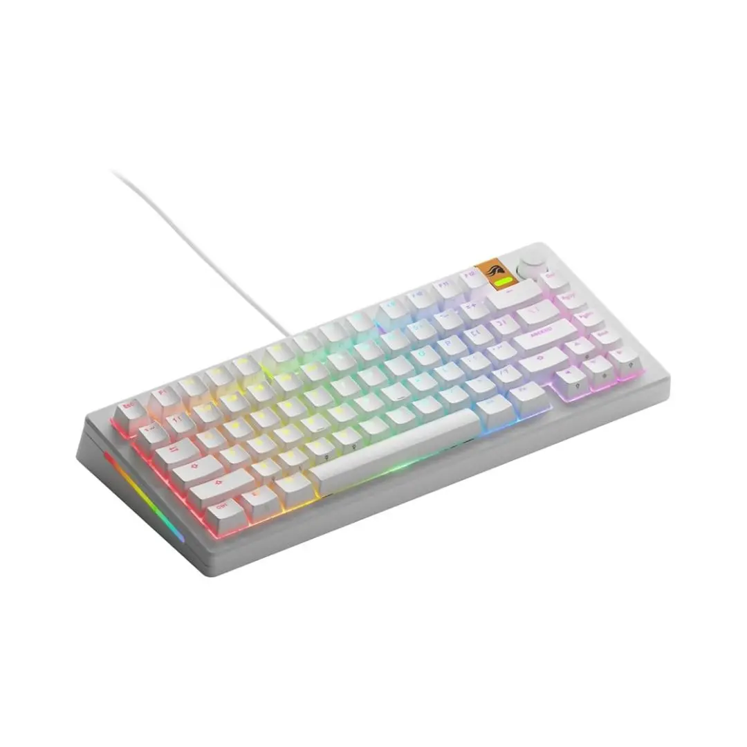 Glorious Gmmk 3 He 75% Gaming Keyboard - White 1