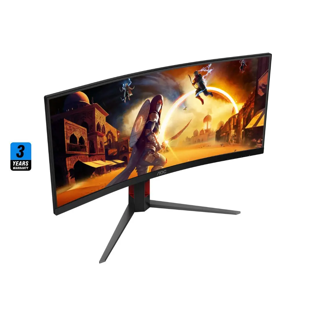Aoc Cu34g4g 34 2K (3440X1440) 180Hz 0.5Ms Fast Va Ultrawide Curved , Monitor 2