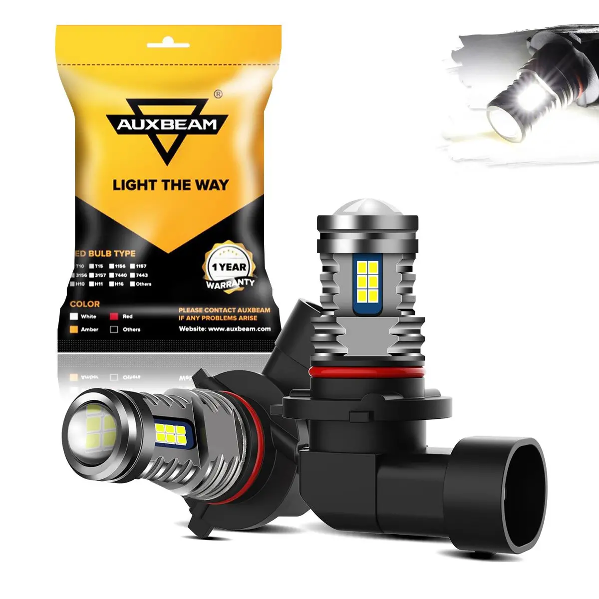 🔥(2Pcs/Set) Y2 Series 3-Sides Cool White/Yellow Led Fog Light/Drl 1