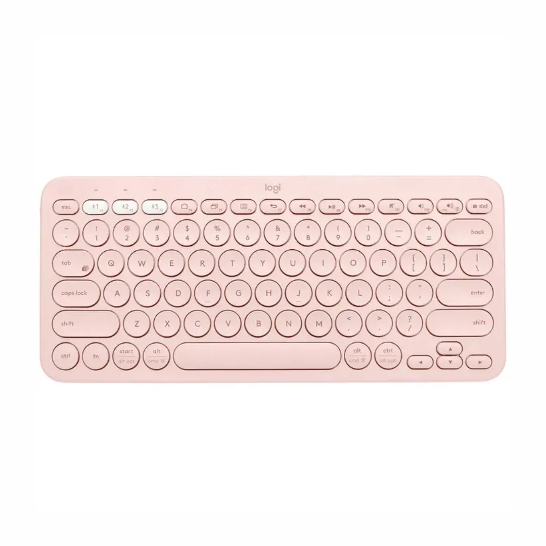 Logitech K380 Multi-Device Bluetooth Keyboard - Rose 1