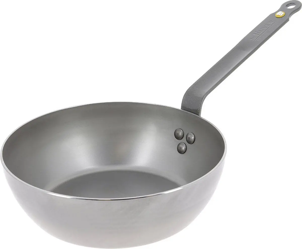 De Buyer Hapjespan / Sauteuse Mineral B - Ø 28 Cm / 4 Liter - Zonder Anti-Aanbaklaag 1