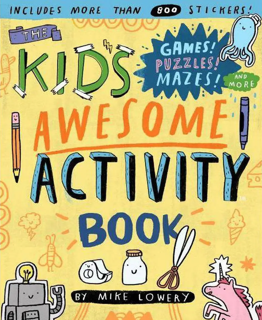 The Kid’S Awesome Activity Book - By Mike Lowery (Paperback) 1