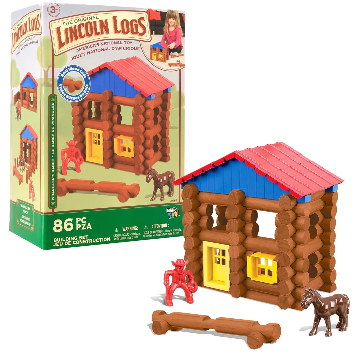 Lincoln Logs Wranglers Ranch Retro Box Set 1