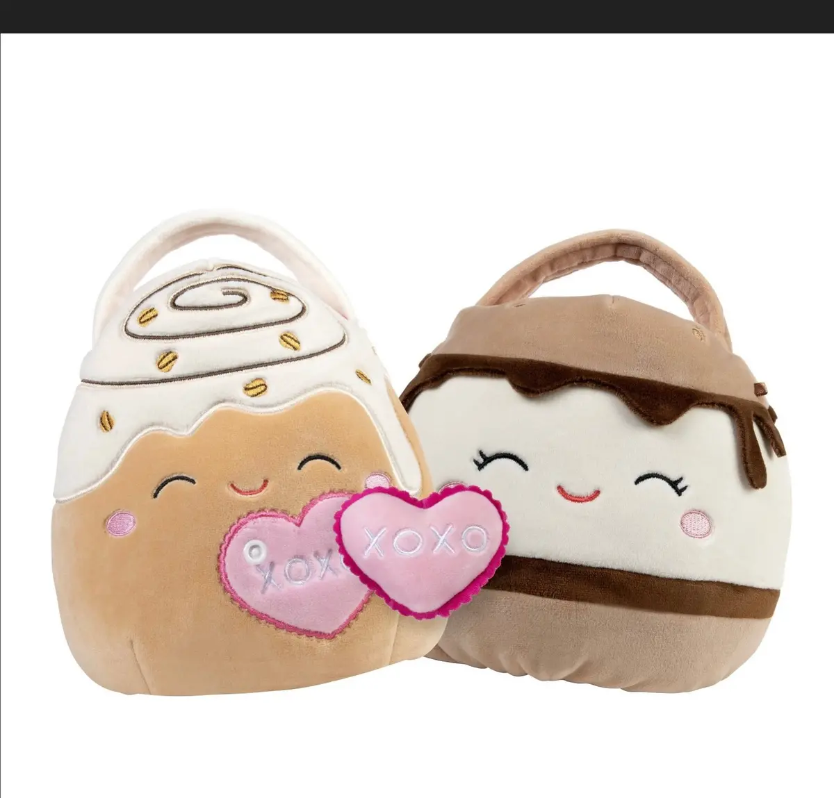 Squishmallows 7" Valentine's Buddy Buckets Chanel
& Carmelita 1