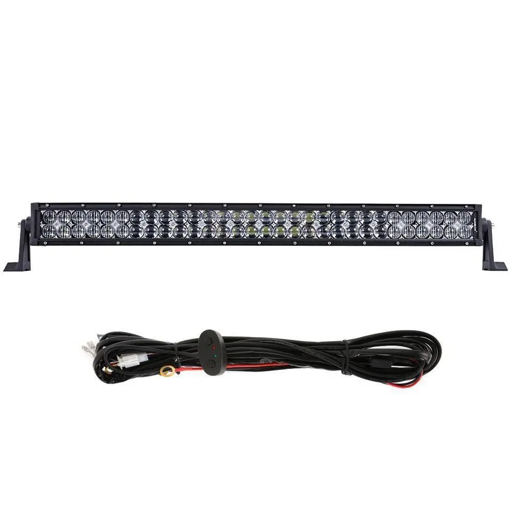 32 Inch 5D Series Straight/Curved Combo Beam Double Row Led Light Bar For Suv Atv Utv Trucks Pickup Boat 1