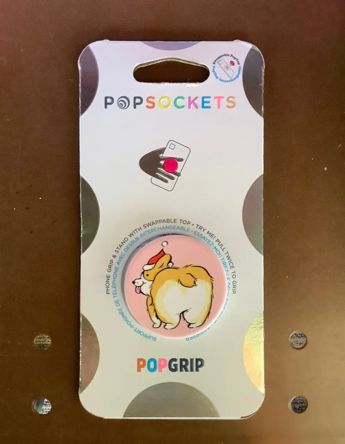 Popsockets Popgrip - Santa Corgi 1