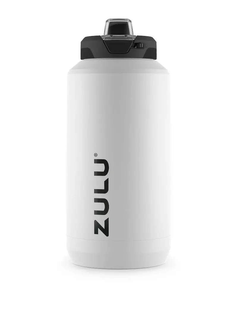 Zulu Goals 64Oz Water Bottle Half Gallon Stainless Steel Jug With Straw, 1