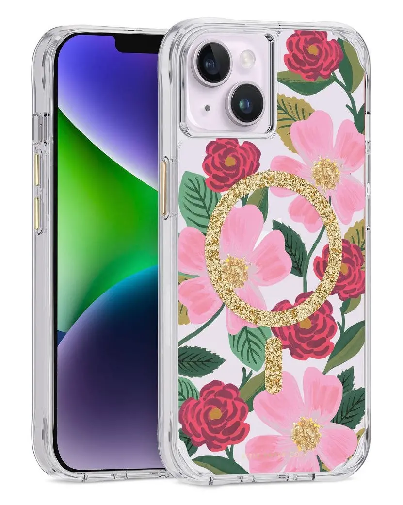 Rifle Paper Co. Iphone 14/Iphone 13 Magsafe Compatible Case - Rose Garden 1