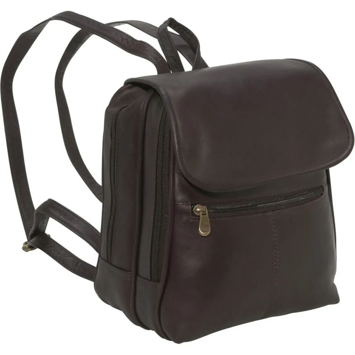 Ledonne Leather Women's Organizer Backpack/Purse 1