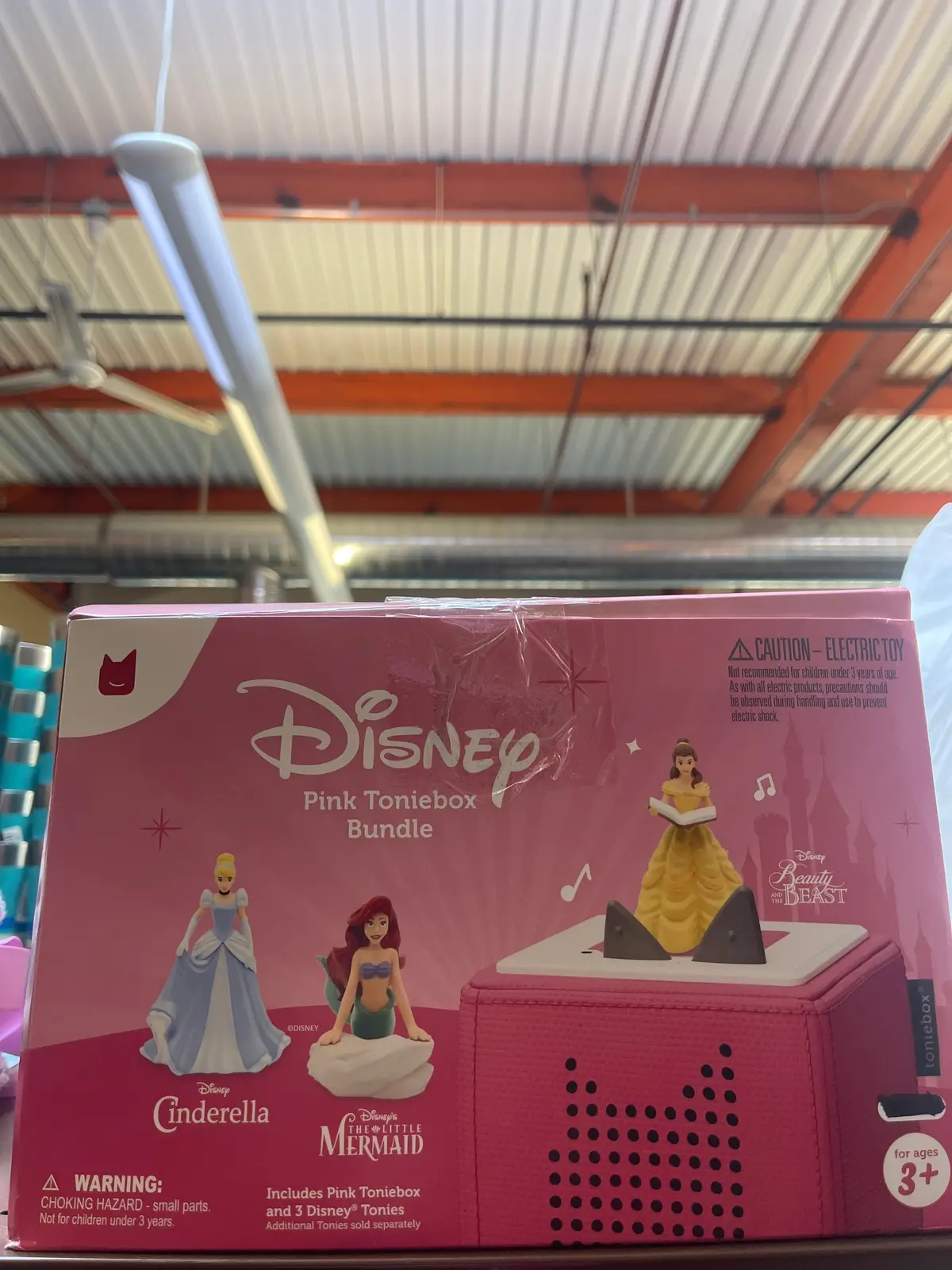 Tonies Disney Belle, Cinderella And Ariel Toniebox Audio Player Bundle 1