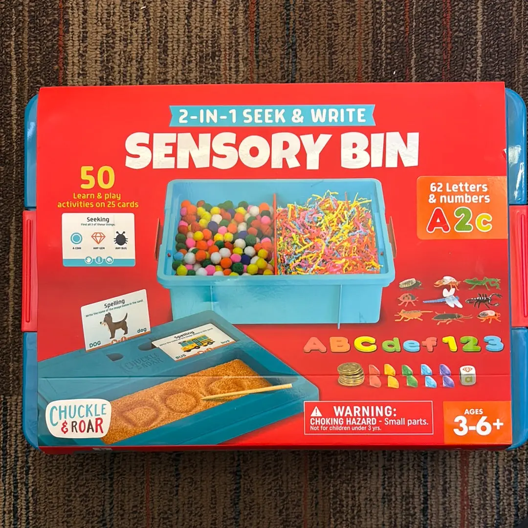 2-In-1 Seek And Write Sensory Bin 1