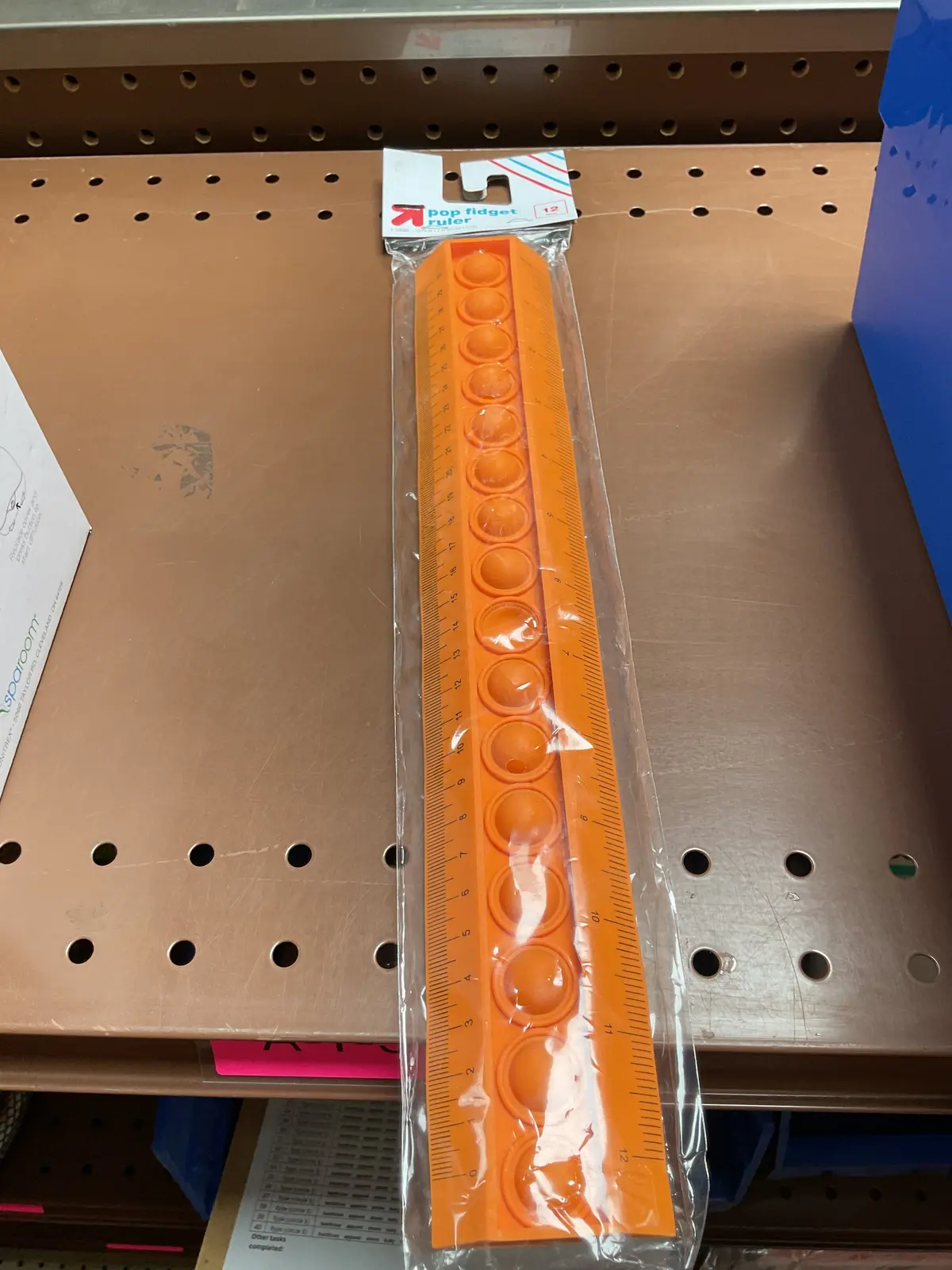 12" Plastic Fashion Rulerassorted Fidget 1