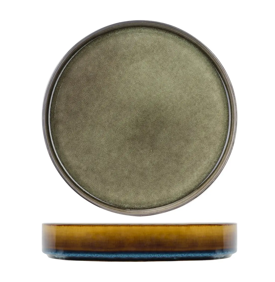 Cosy & Trendy Diepe Borden / Pastaborden - Quintana Green Ø 23 Cm  / H 4.3 Cm - 4 Stuks 1
