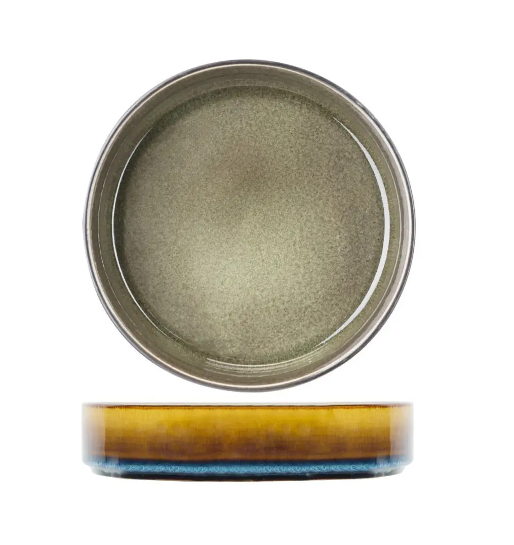 Cosy & Trendy Diepe Borden / Pastaborden - Quintana Green Ø 20 Cm / H 5.2 Cm - 4 Stuks 1