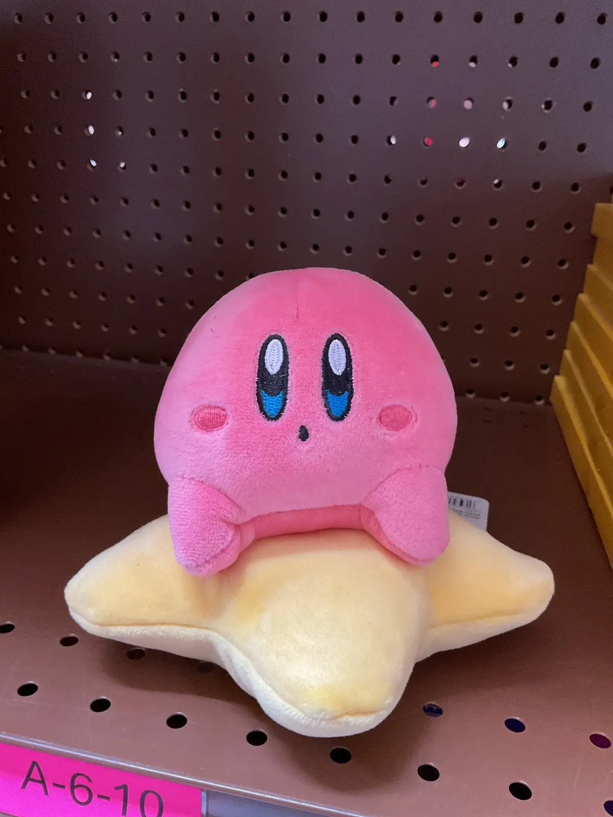 Nintendo Club Mocchi Mocchi Junior 6" Plush - Kirby Warpstar 1