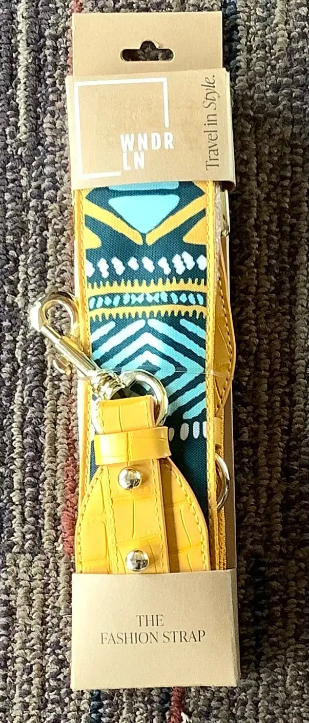 Wndr Ln Adjustable Printed Travel Bag Strap - Diamond 1