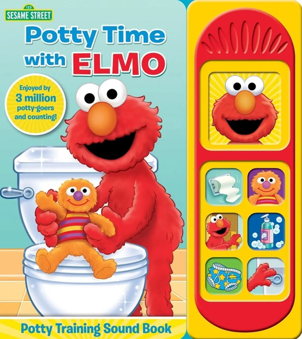 Sesame Street Potty Time With Elmo Sound Book - By Kelli Kaufmann (Board Book) 1