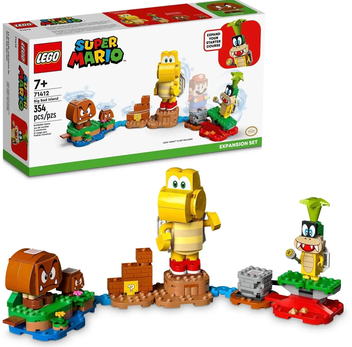Lego Super Mario Big Bad Island Expansion Set 71412 1