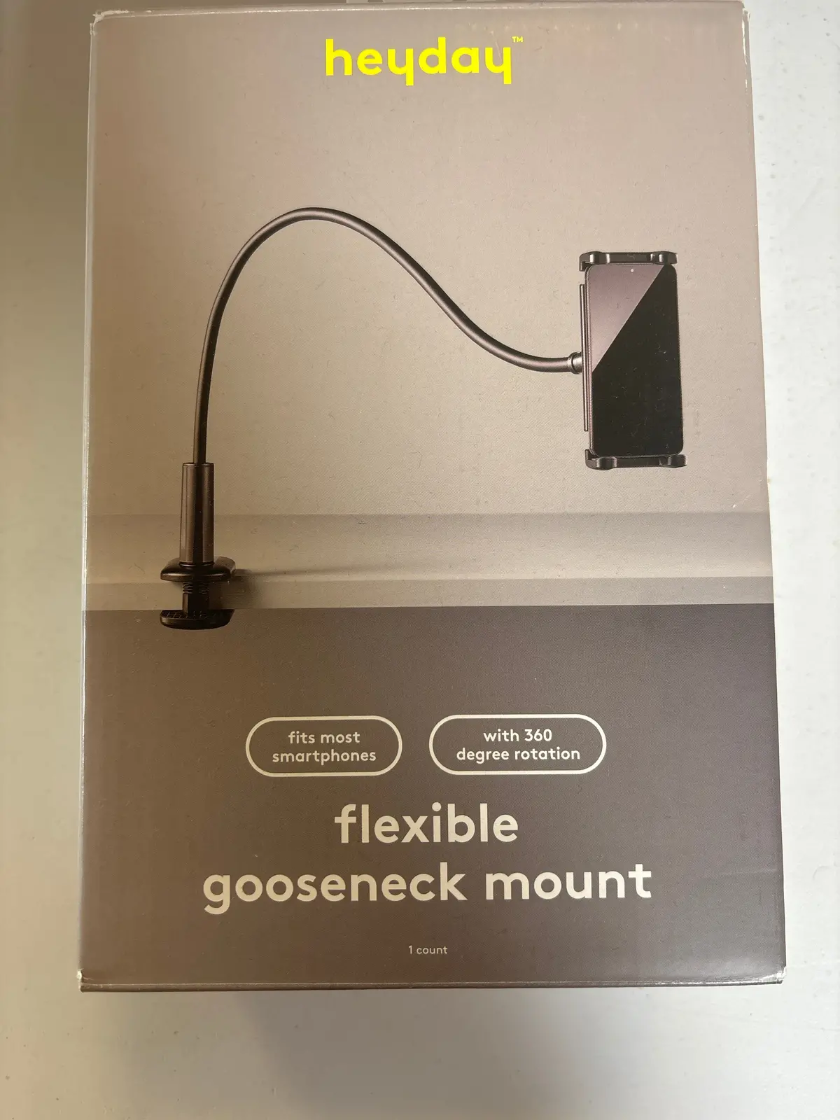 Gooseneck Mount - Black Gunmetal 1