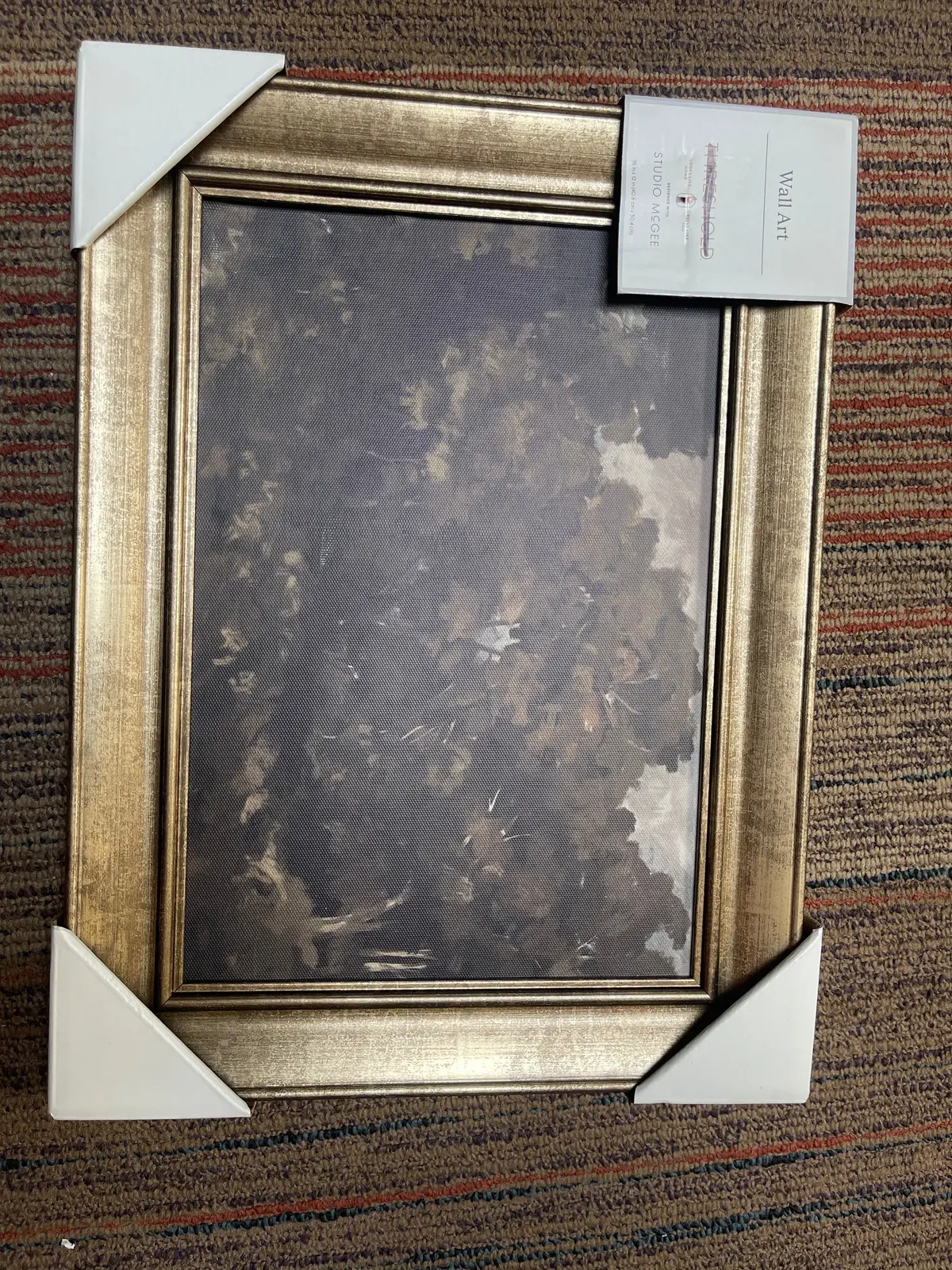 16"X12" Moody Trees Framed Wall Canvas Board 1