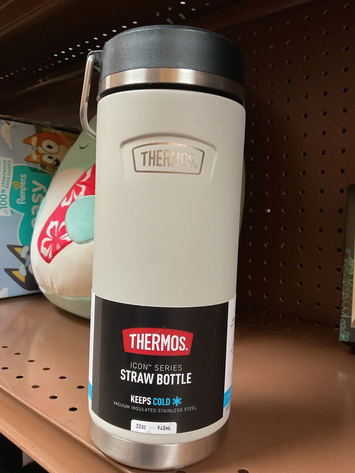 Thermos 32Oz Stainless Steel Straw Top Hydration
Bottle Sandstone 1