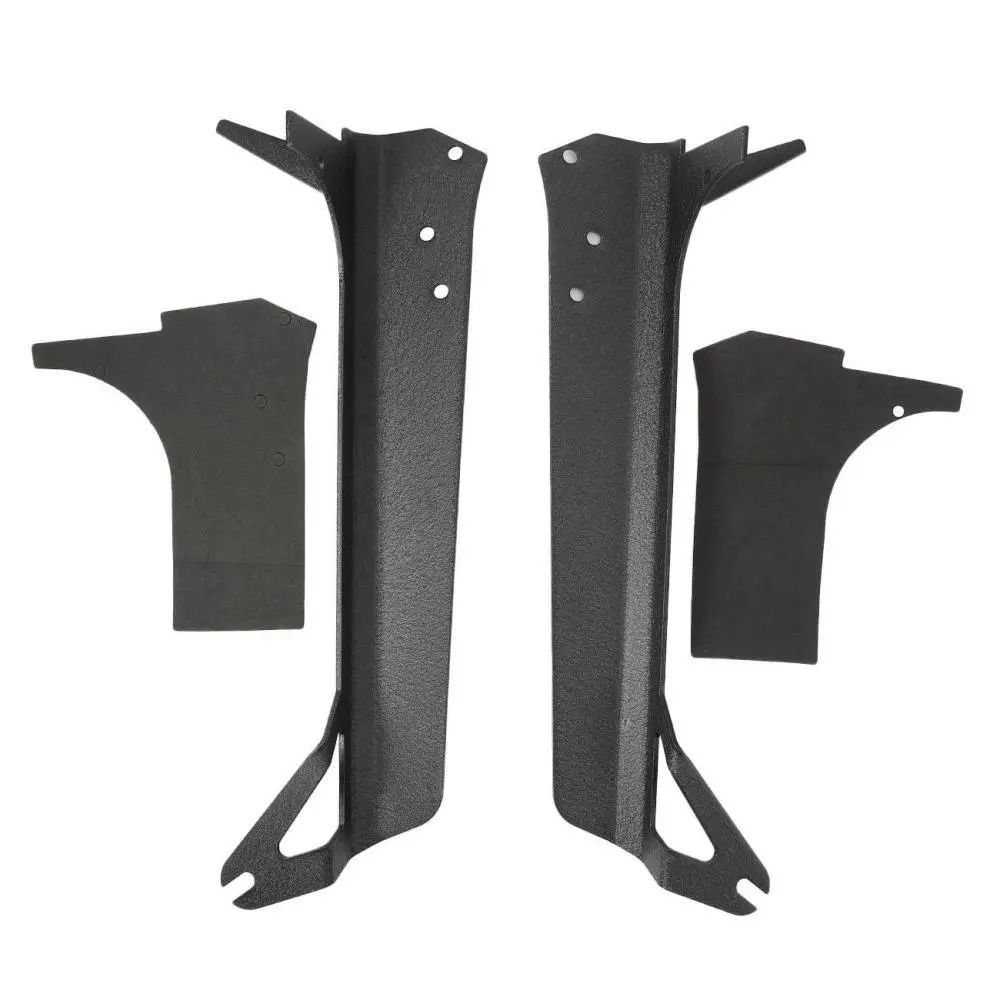 52" Straight Light Bar 2 In 1 Design Windshield Mounting Brackets For 1997-2006 Jeep Wrangler Tj 1