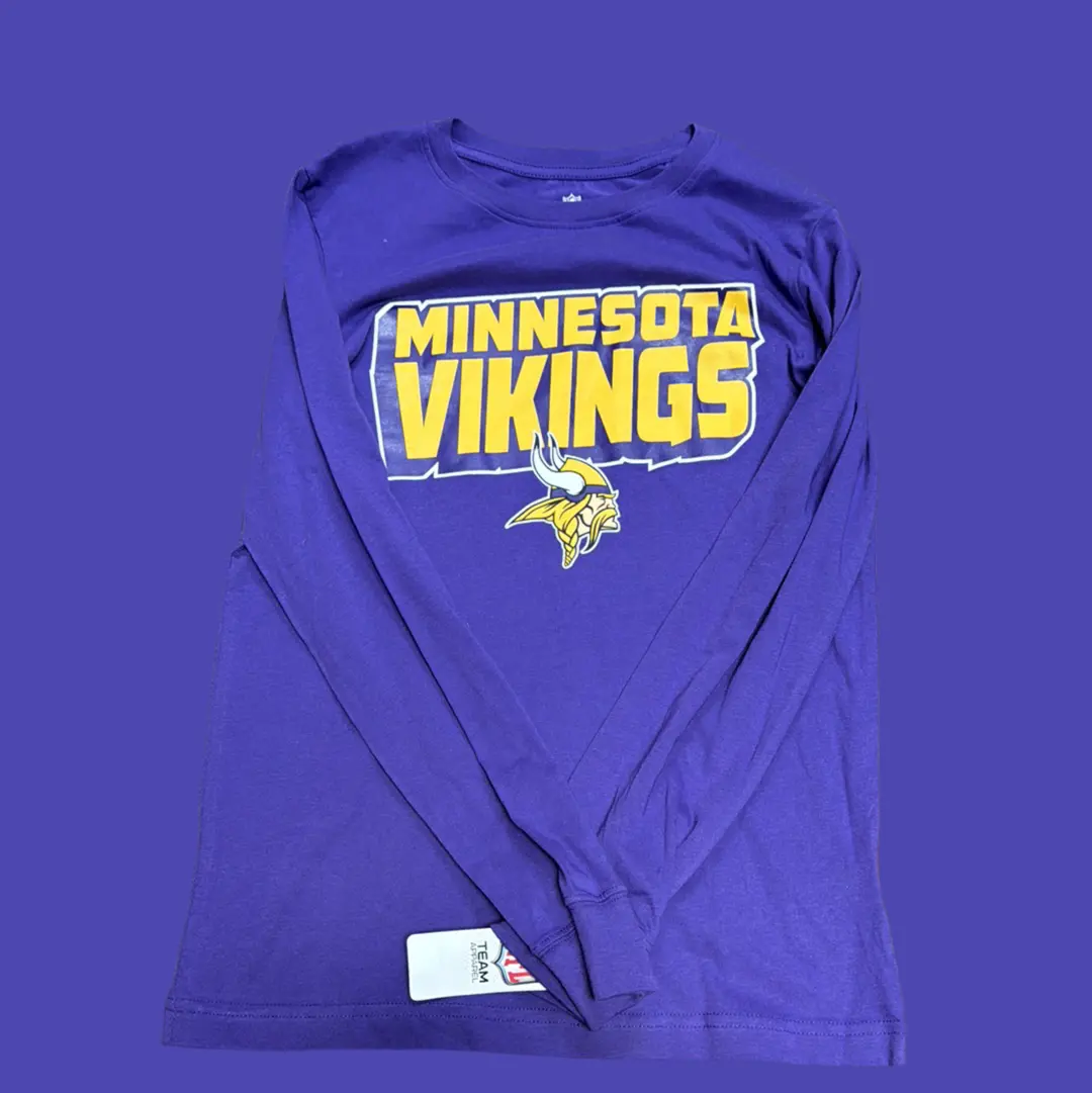 Minnesota Vikings Long Sleeve Shirt Size- Lg 1
