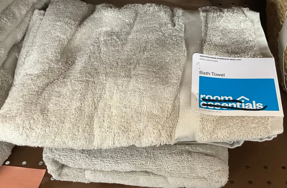 Bath Towel Gray 1
