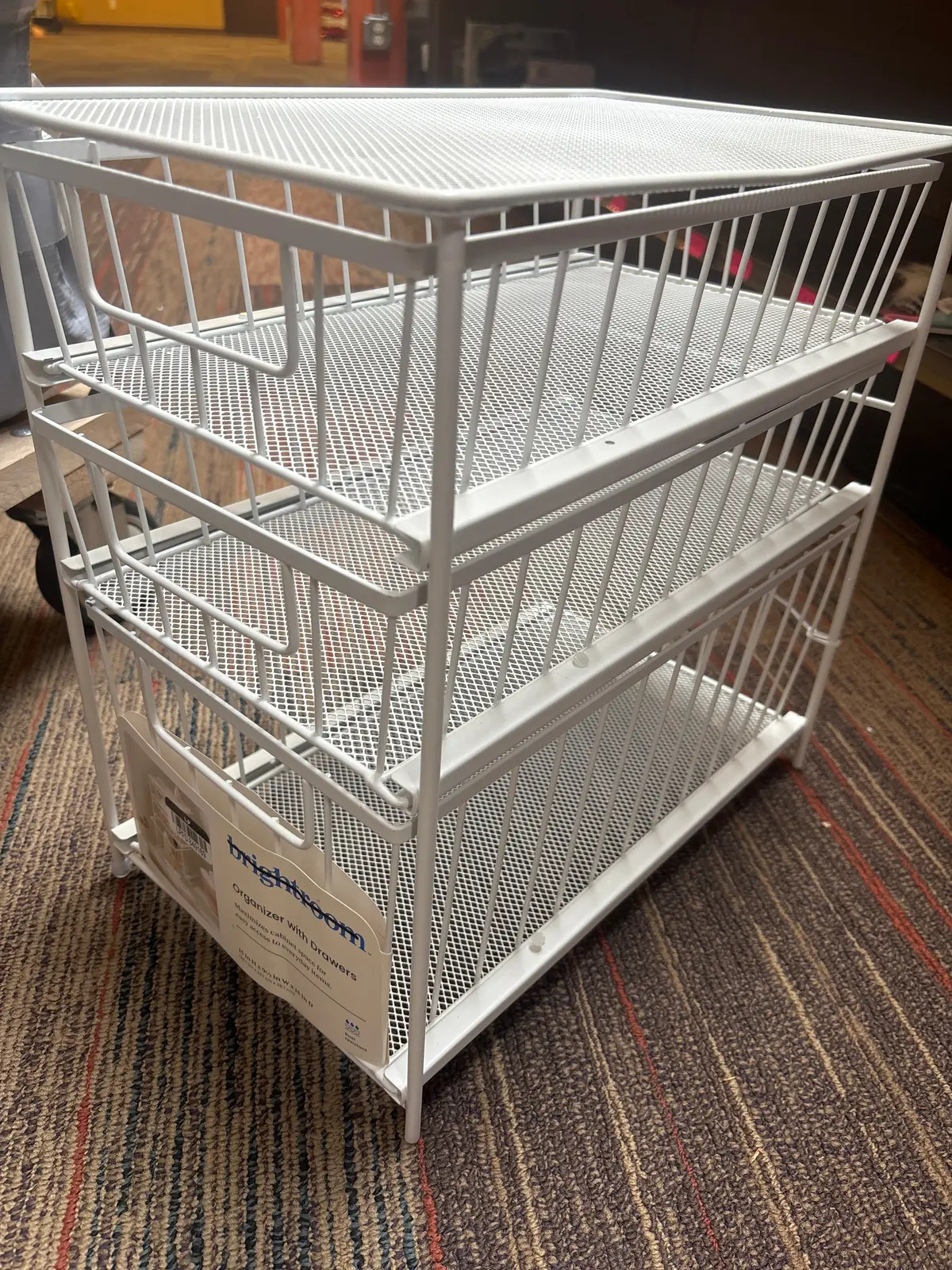 3 Tier Drawer Organizer Matte White 1