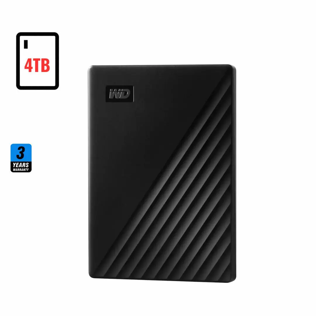 Wd 4Tb My Passport External Hard Disk Drive 1