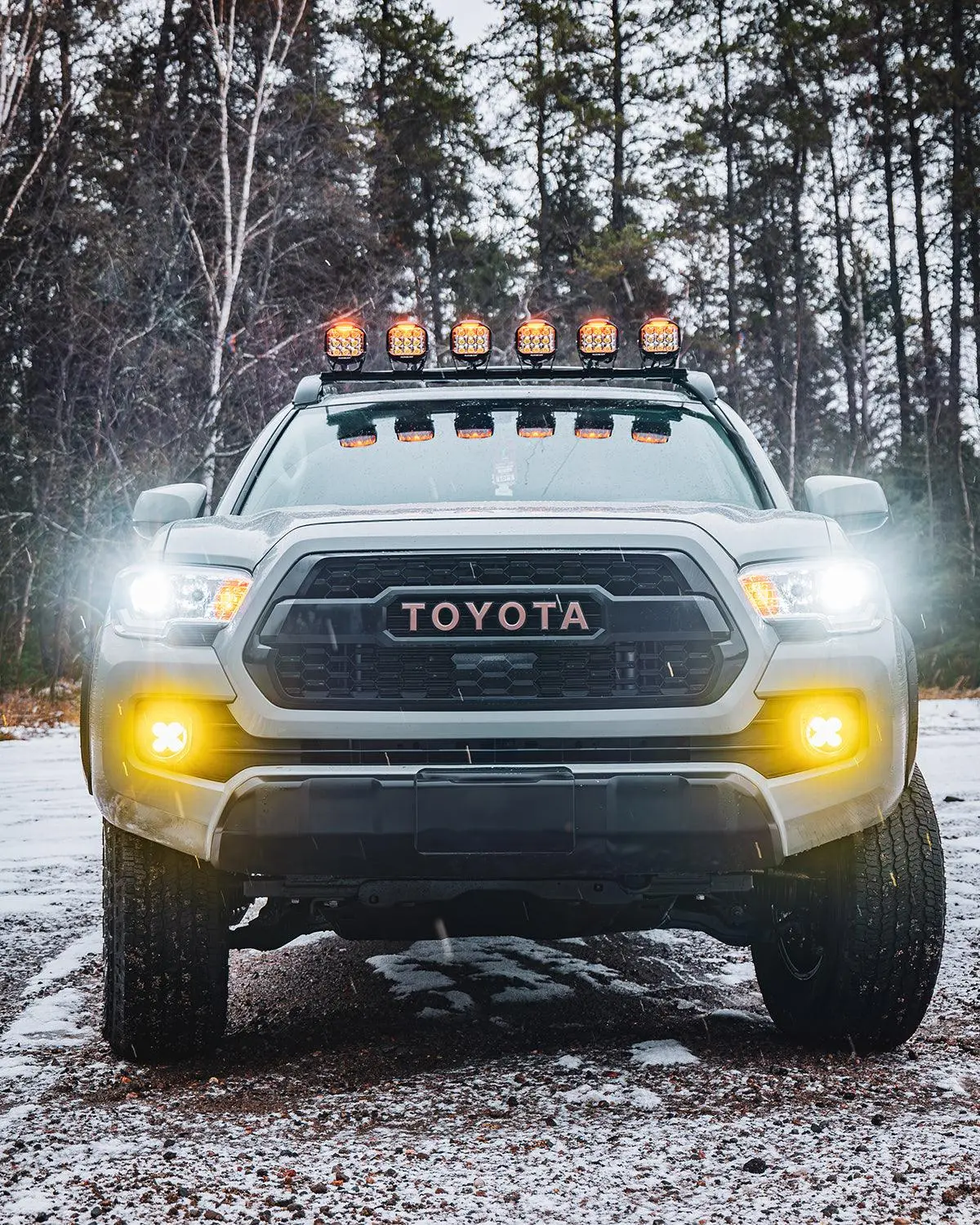 V-Max Series 6Pcs Side Shooter Pod Lights With Power Harness 3