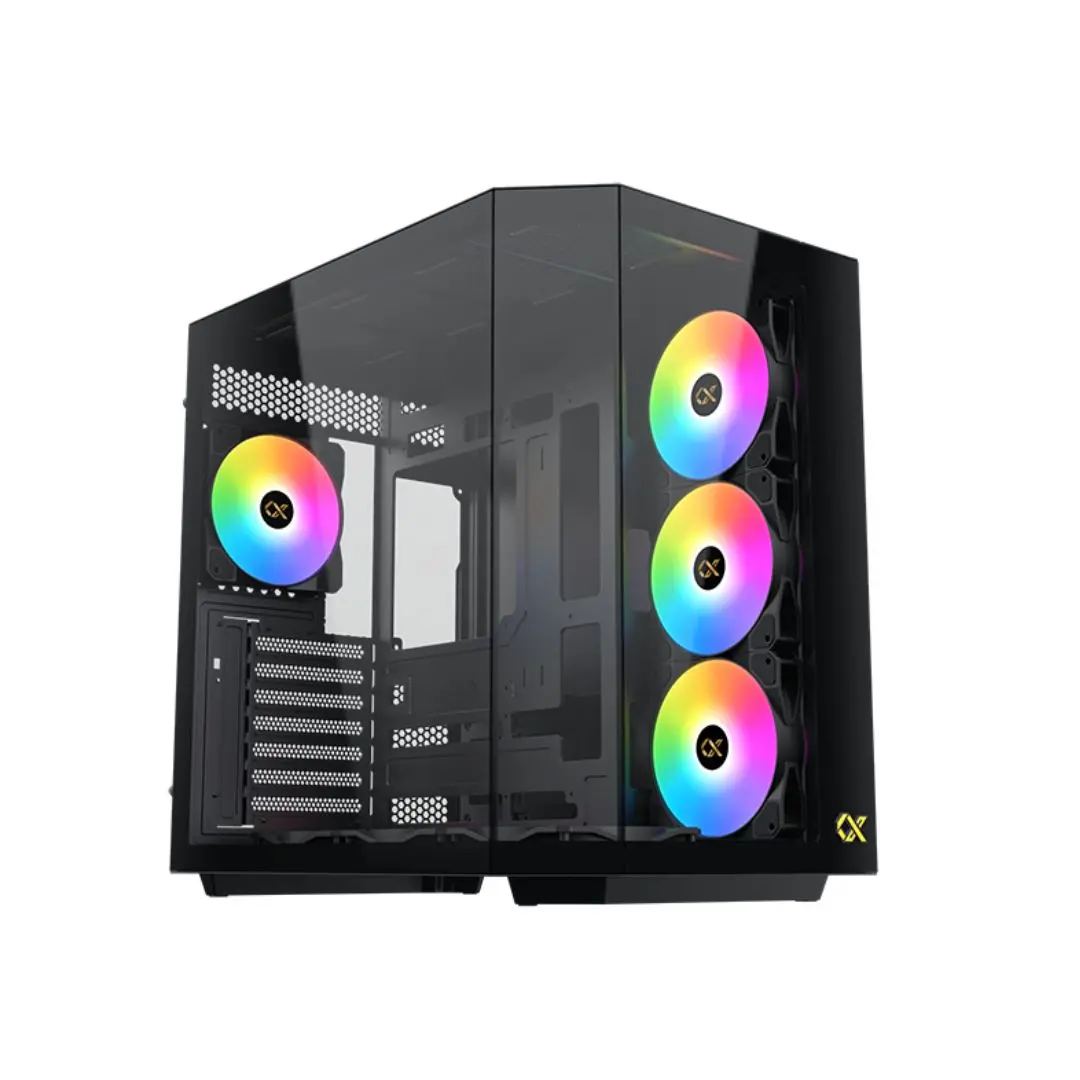 Xigmatek Cubi Ii  Glass, Mid Tower Case - Black 1