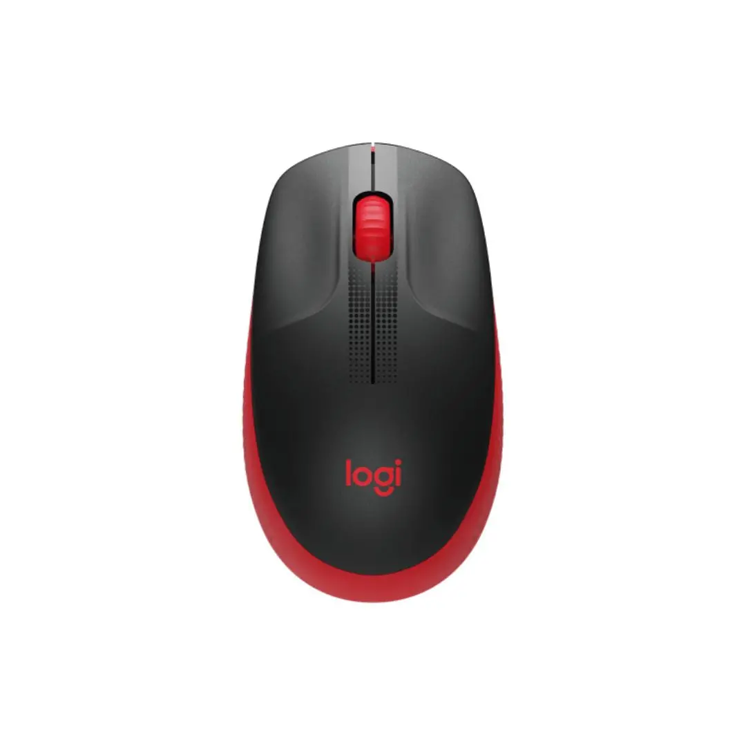 Logitech M190 Full-Size Wireless Mouse - Red 1