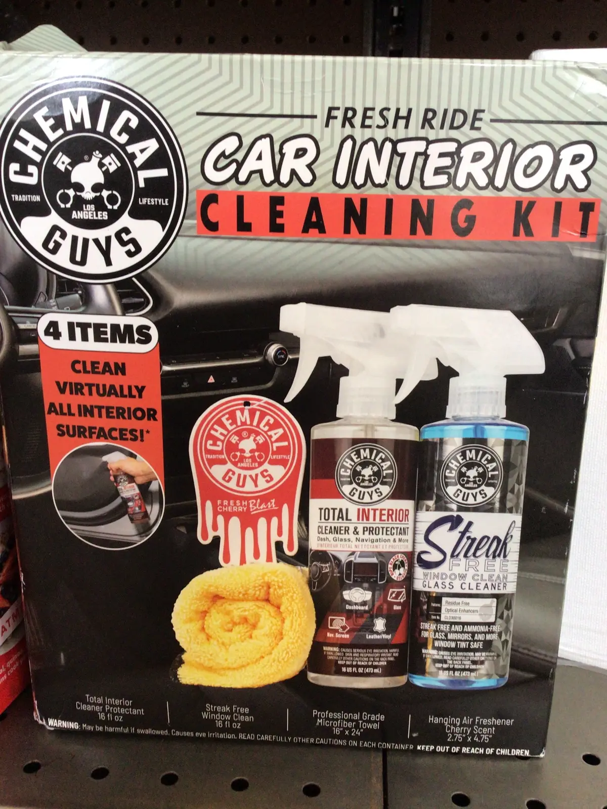 Chemical Guys 4Pc Interior Essentials 1