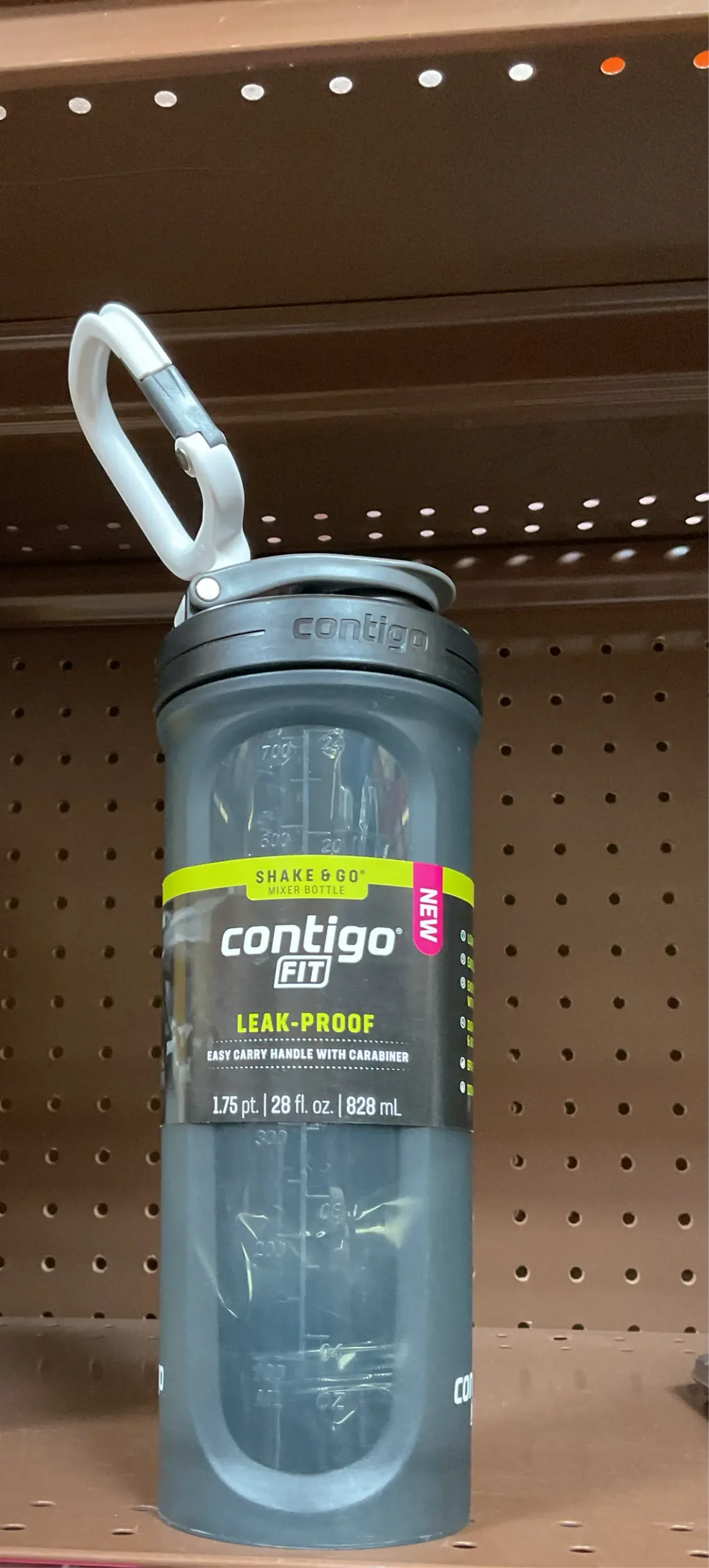 Contigo - Gray Shake N Go Fit Water Bottle, 28 Oz. 1