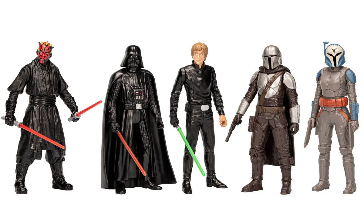 5Pk Star Wars Heroes And Villains Across The Galaxy 6’’ Action Figure Set 1