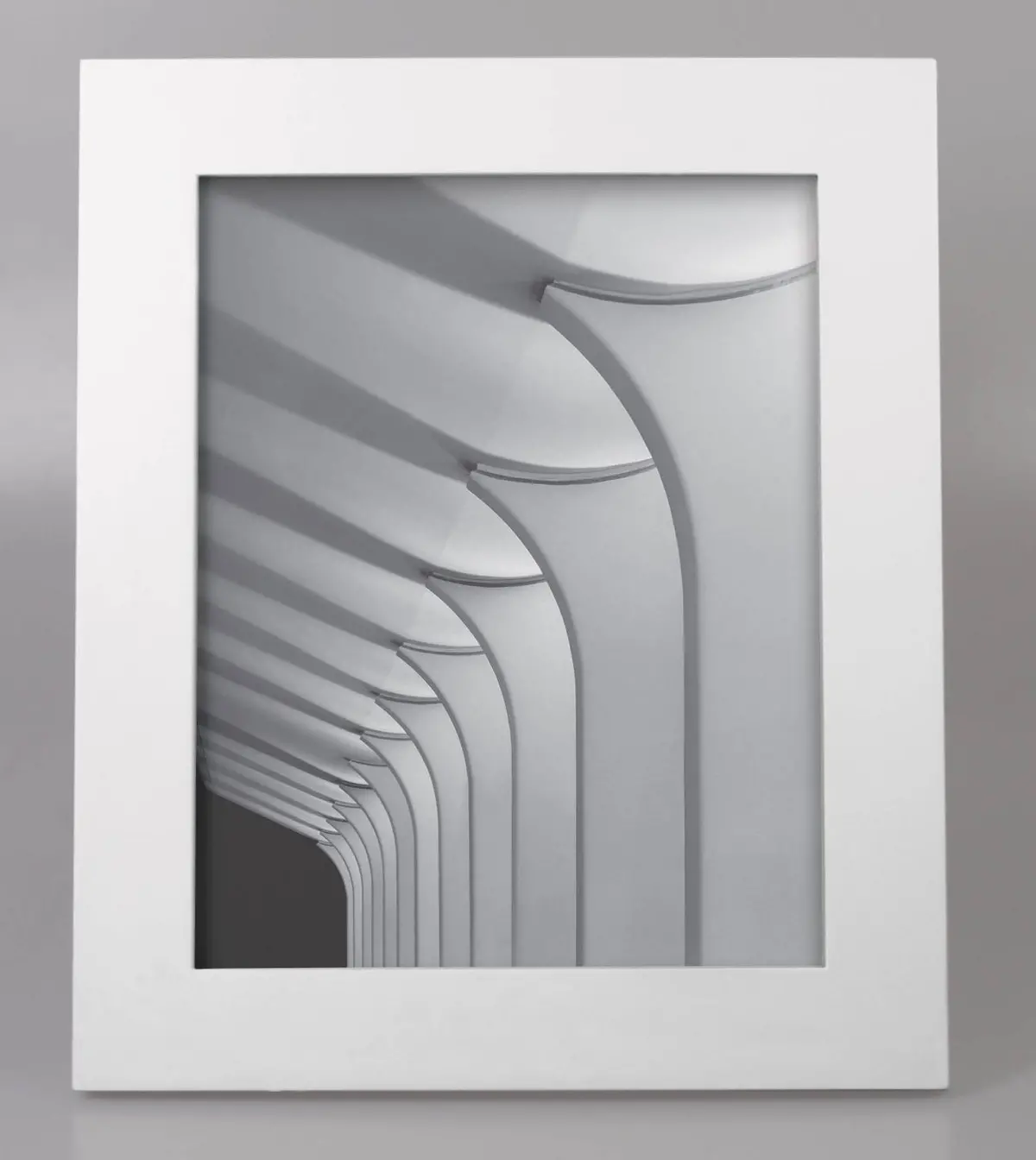 8”X10” Wide Single Picture Frame- White 1