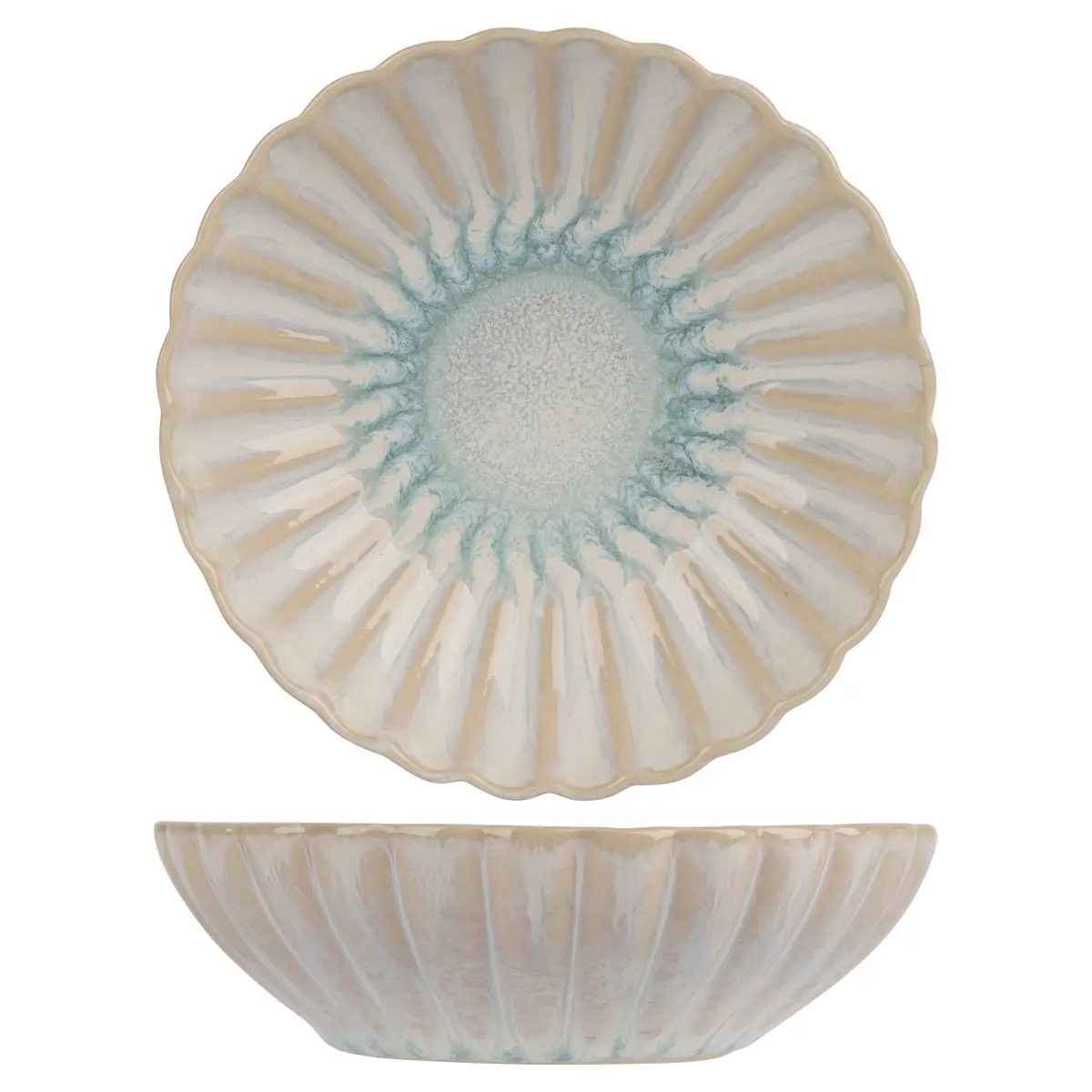 Cosy & Trendy Kleine Kommen Astera Pure Wit - Ø 12 Cm - 4 Stuks 1