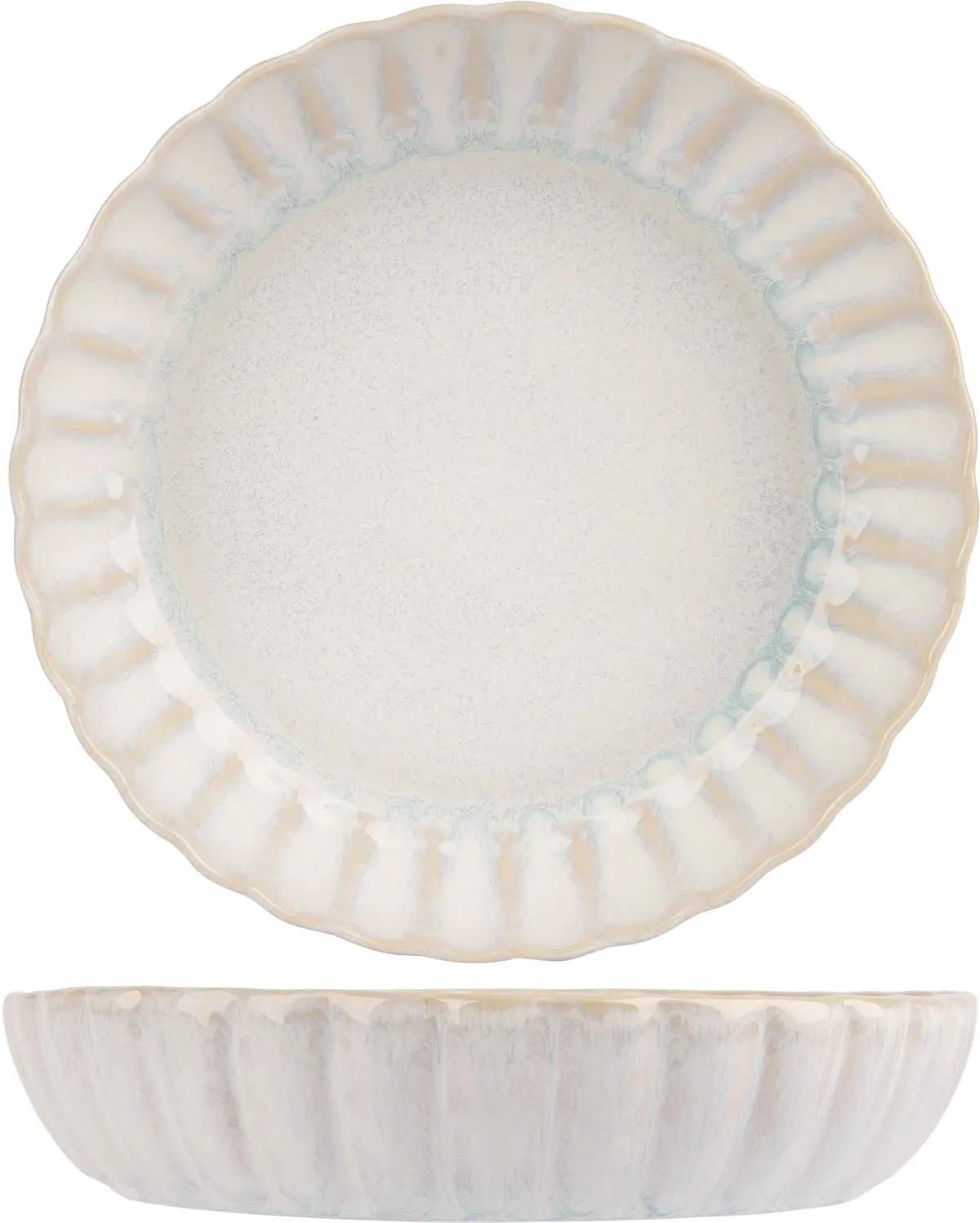 Cosy & Trendy Diepe Borden / Pastaborden - Astera Pure Wit - Ø 22 Cm - 4 Stuks 1