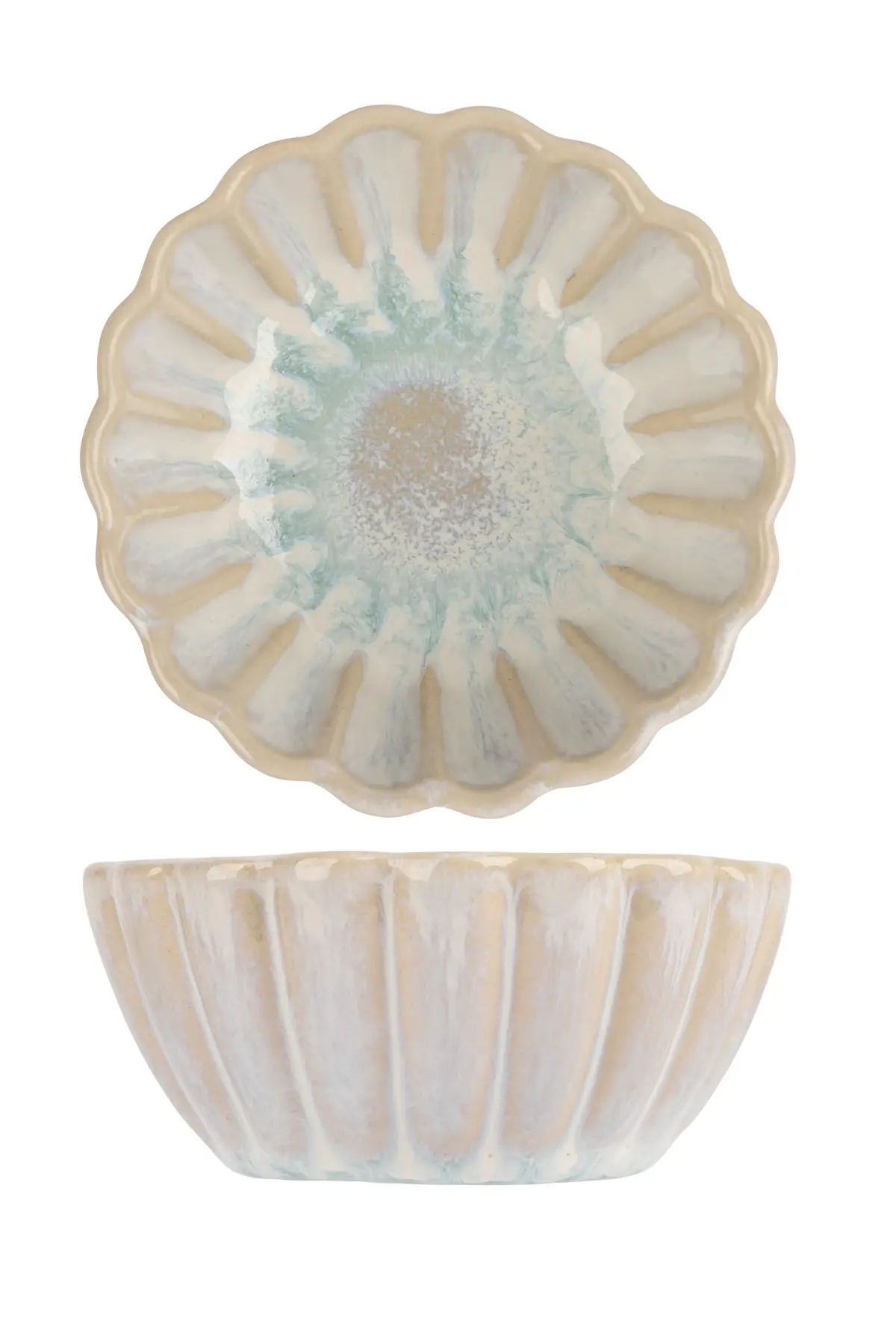 Cosy & Trendy Kleine Schaaltjes / Dipschaaltjes Astera Pure Wit - Ø 7.5 Cm - 4 Stuks 1