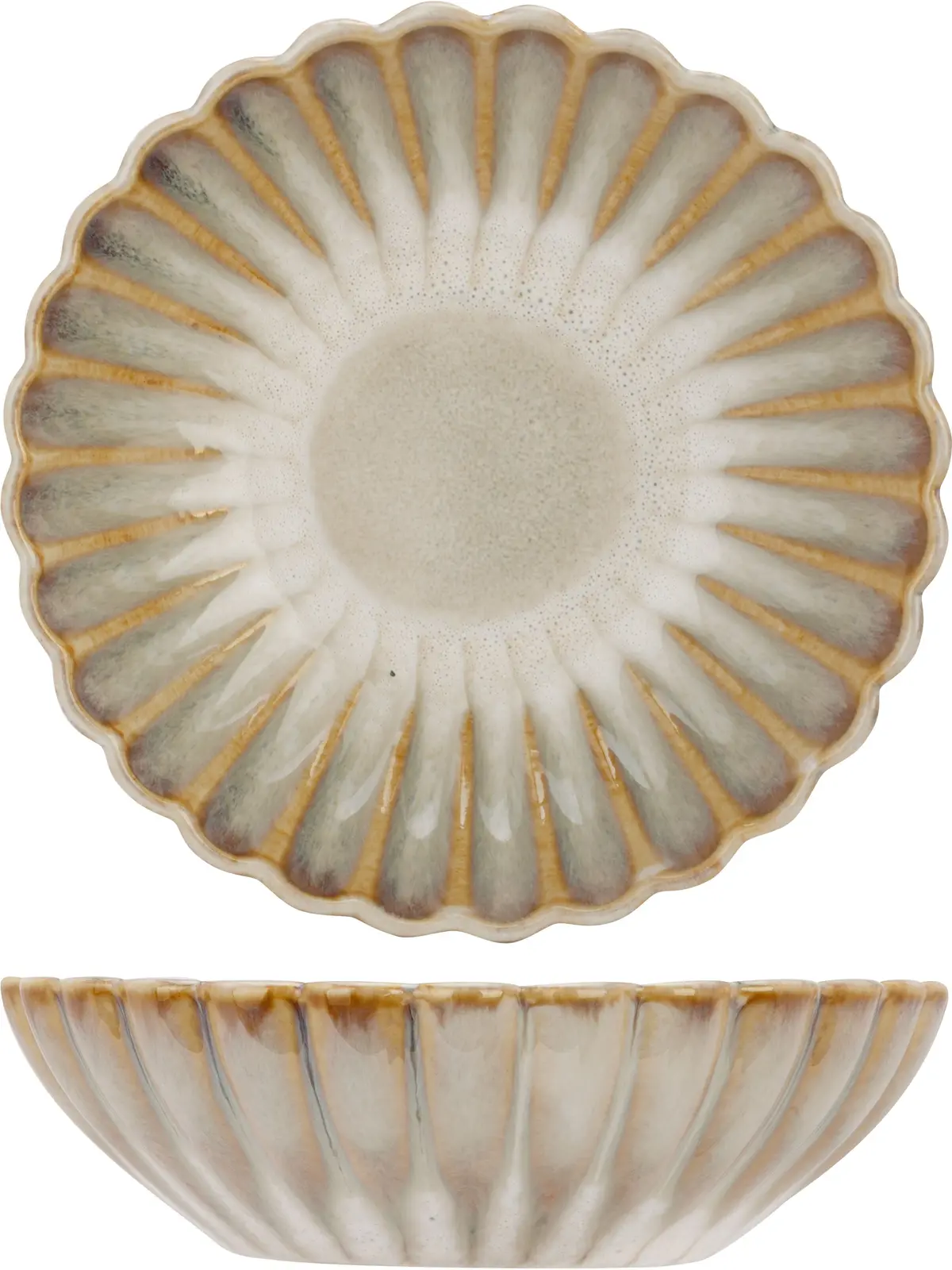 Cosy & Trendy Kleine Kommen Astera Pearl Beige - Ø 12 Cm - 4 Stuks 1