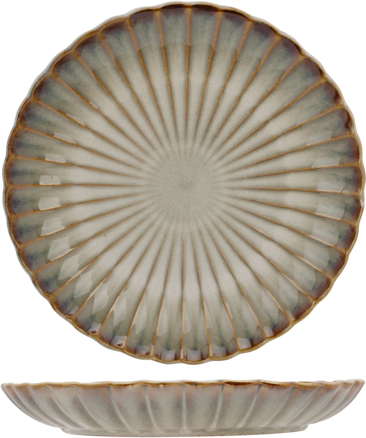 Cosy & Trendy Dinerborden Astera Pearl Beige - Ø 27.5 Cm - 4 Stuks 1