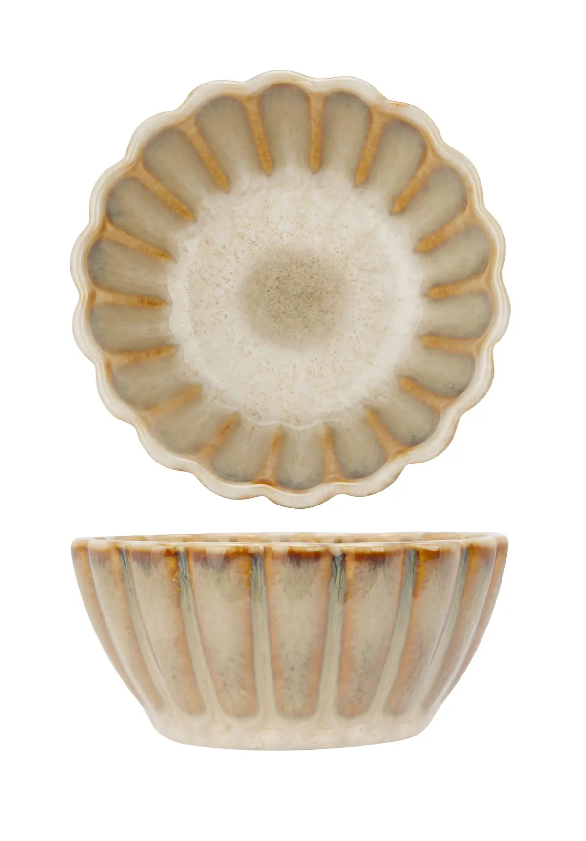 Cosy & Trendy Kleine Schaaltjes / Dipschaaltjes Astera Pearl Beige - Ø 7.5 Cm - 4 Stuks 1