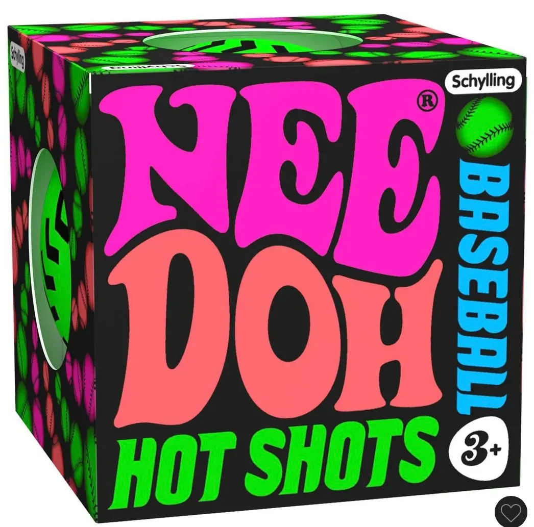 Needoh Baseball - Neon Green/Pink/Orange Colors You May Get Vary 1