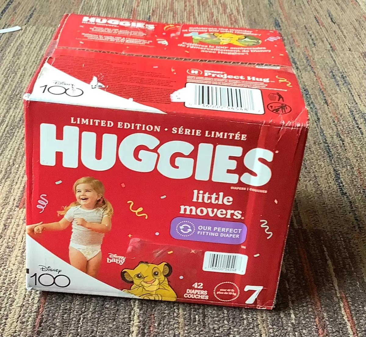 Huggies Little Movers Baby Disposable Diapers - Size 7 - 42Ct 1