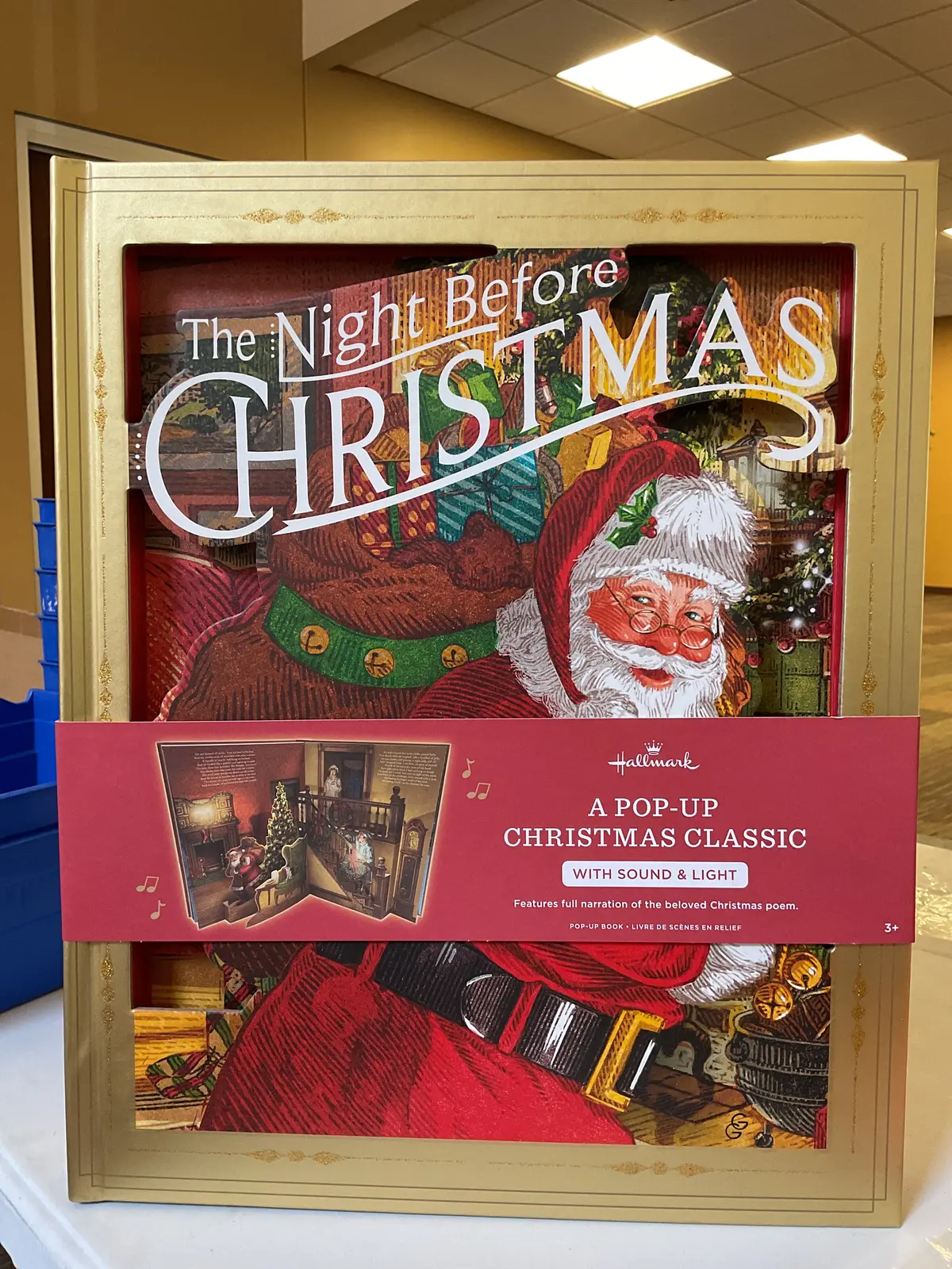 National Brand The Night Before Christmas, A Pop-Up Christmas Classic W/Sound & Light! 1