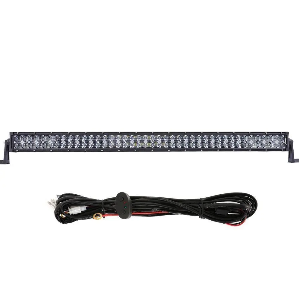 42 Inch 5D Series Straight/Curved Combo Beam Double Row Led Light Bar For Suv Atv Utv Trucks Pickup Boat 1