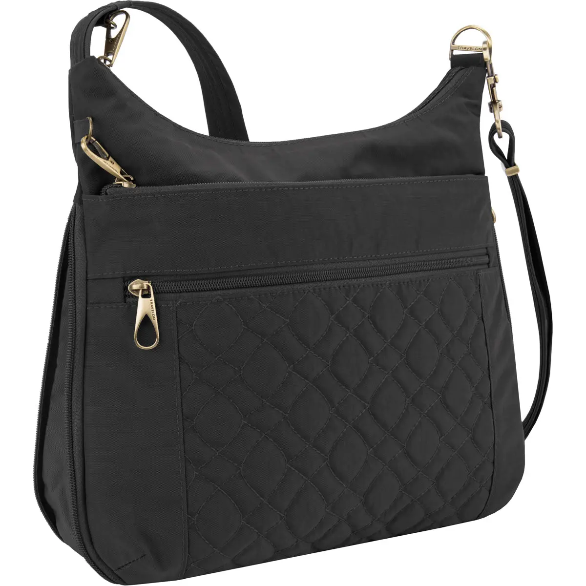 Travelon Anti-Theft Signature Quilted Expansion Crossbody 1