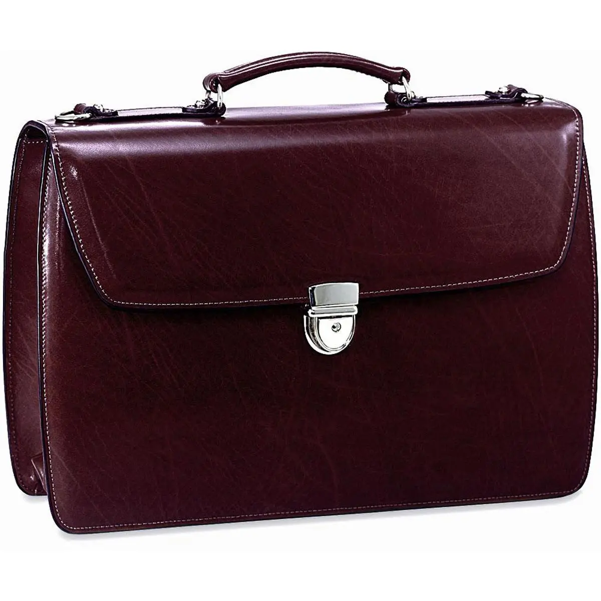 Jack Georges Elements Executive Leather Briefcase 4403 1