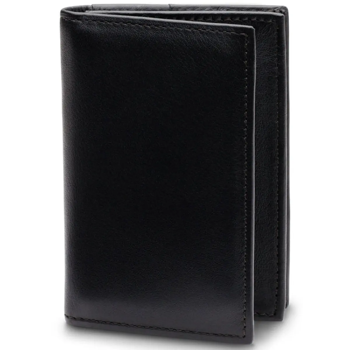 Bosca Nappa Vitello Gusset 2 Pocket Card Case W/Id - Rfid 1